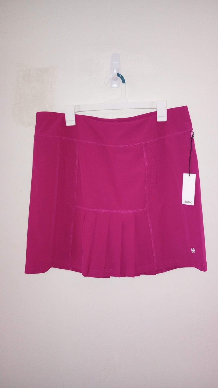 JoFit Dash-long Magenta Athletic, Tennis, Golf, Pickleball Skort XXL